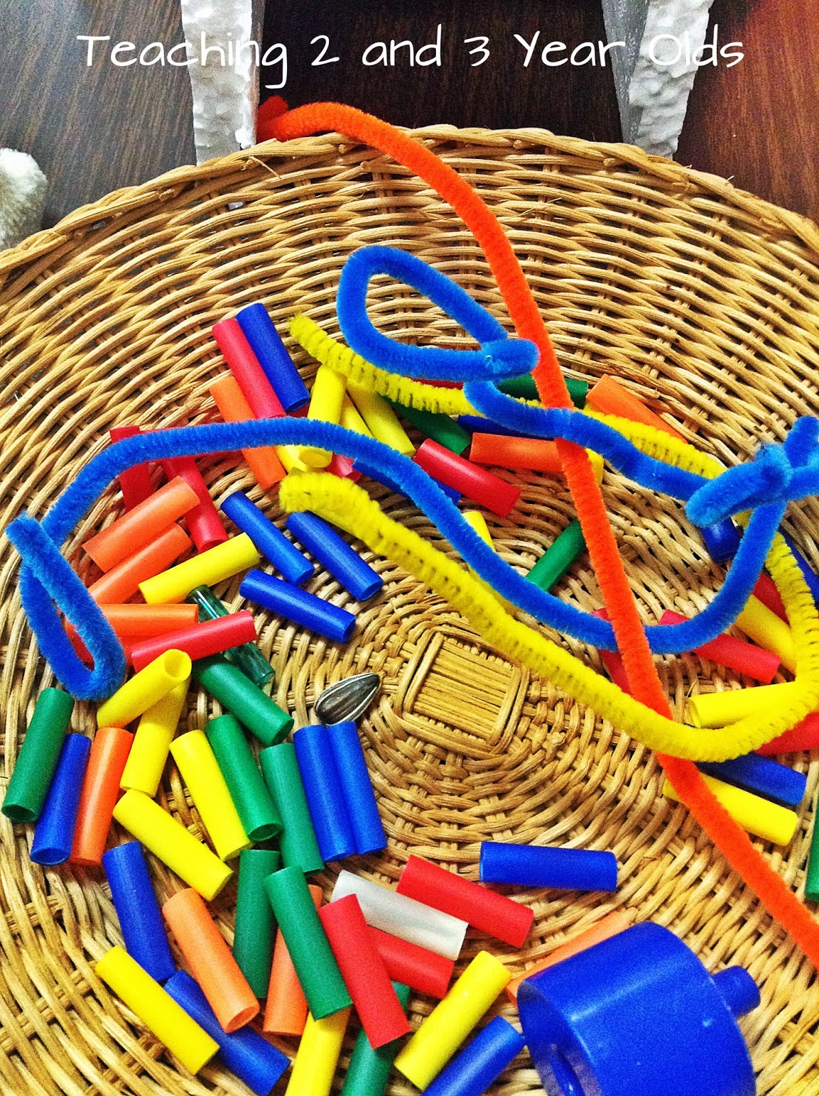 Threading Activities for Preschoolers Teaching 2 and 3 year olds