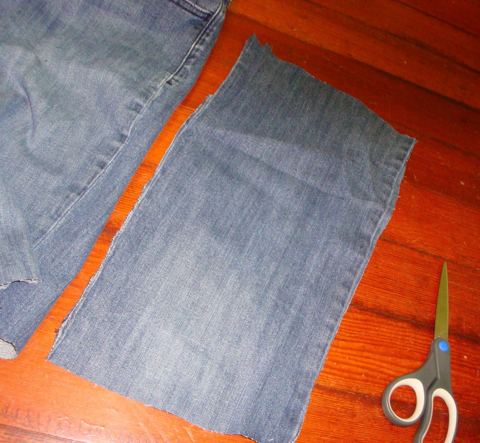 Adorably Shabby Repurposed Jeans