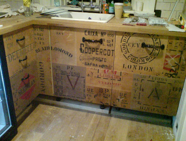 wine rack cabinet design