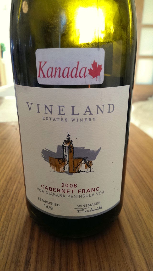 Jespers vintanker Vineland Estate Winery Franc 2008