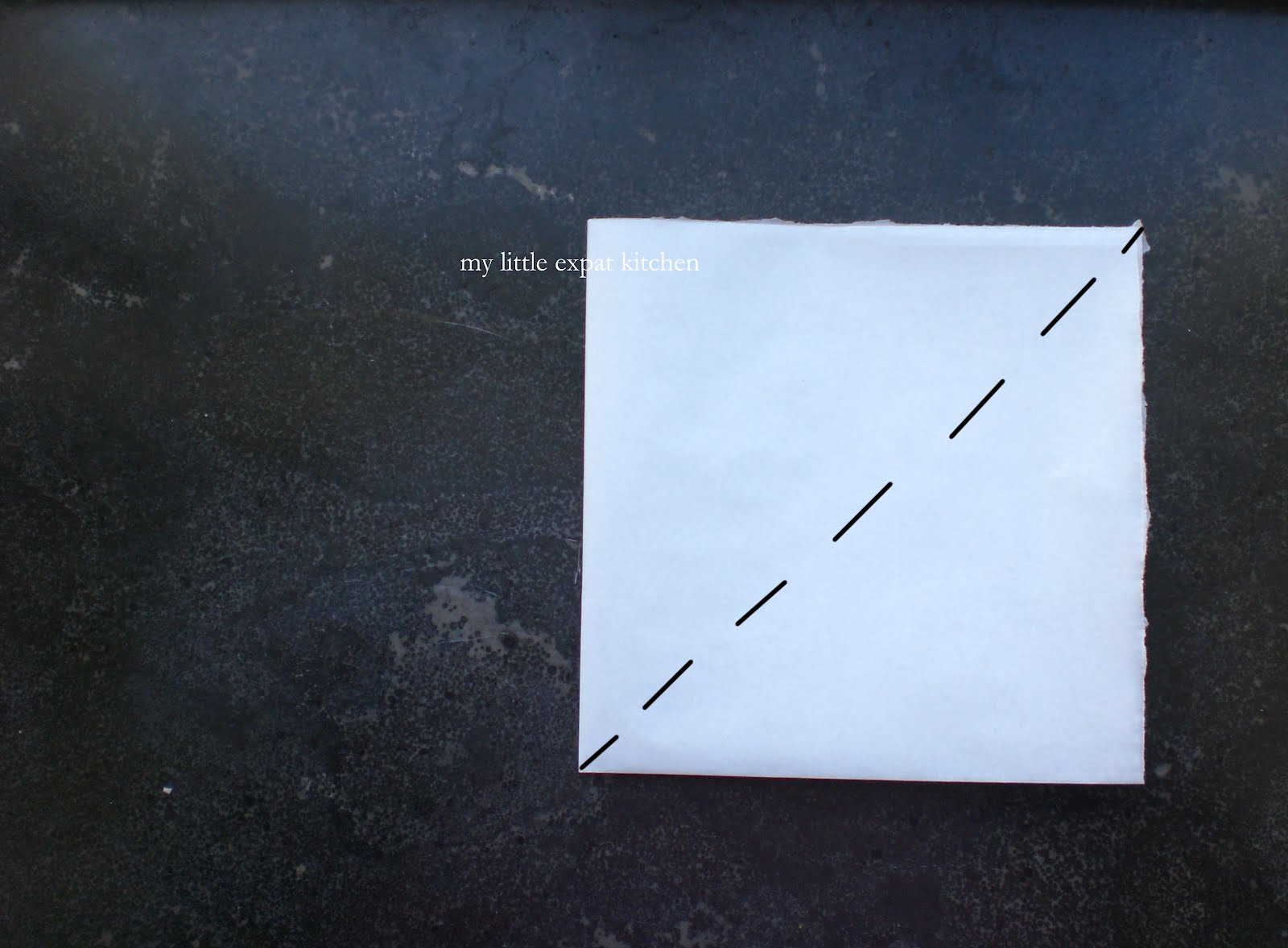 My Little Expat Kitchen How to make a baking (parchment) paper circle