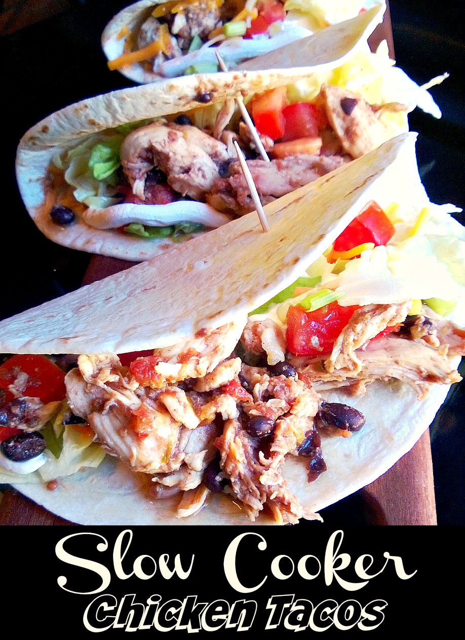 Easy Slow Cooker Chicken Tacos Lou Lou Girls
