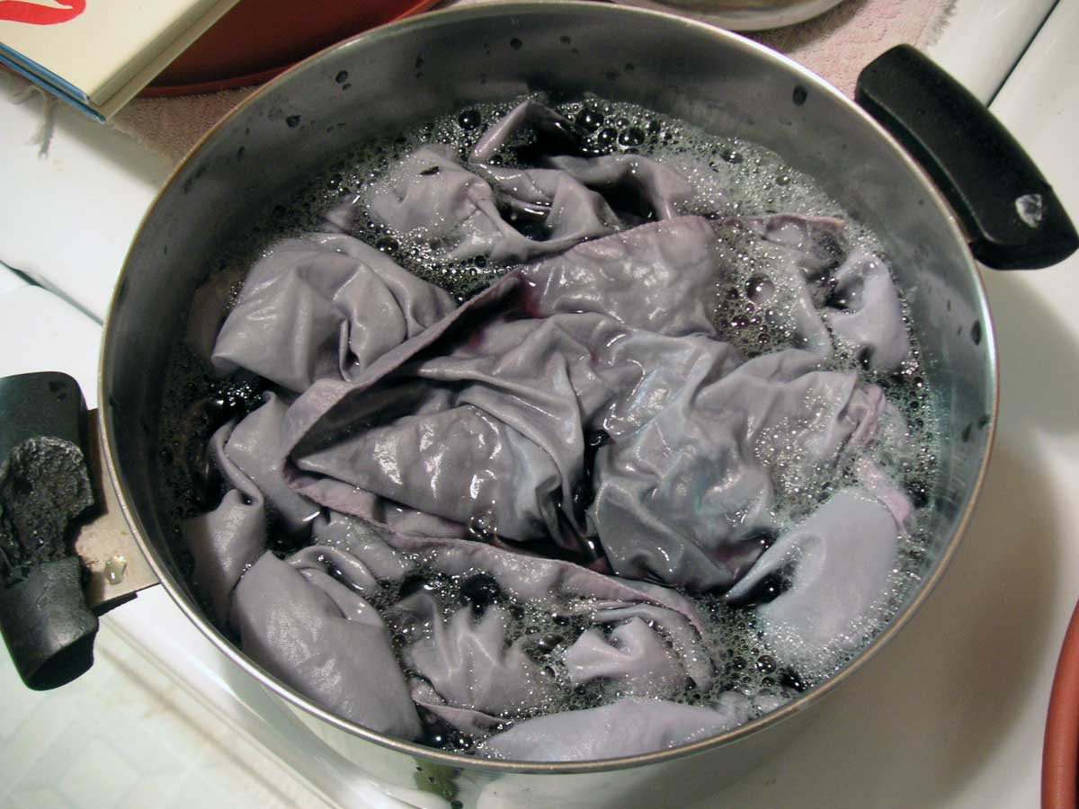 Judy Wise Black Bean Dyeing Pt. 2