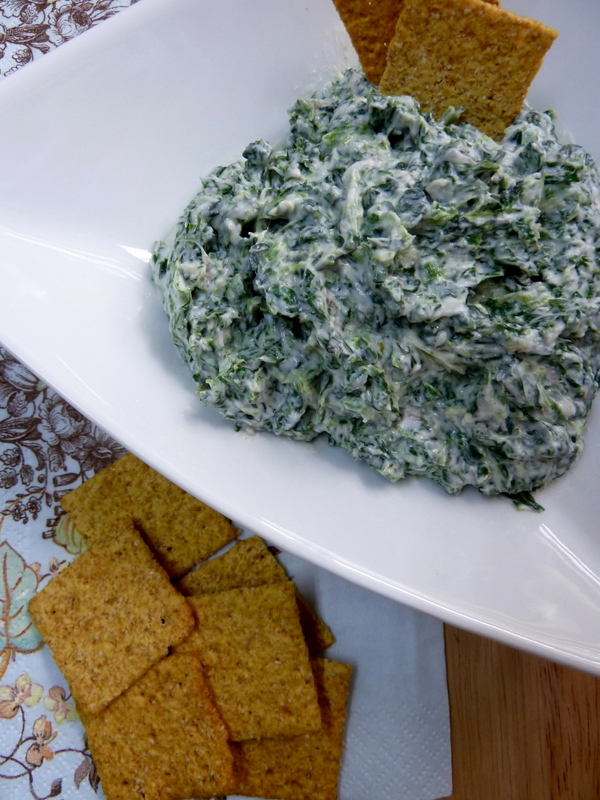 Cookin' Cowgirl Healthy Spinach Yogurt Dip