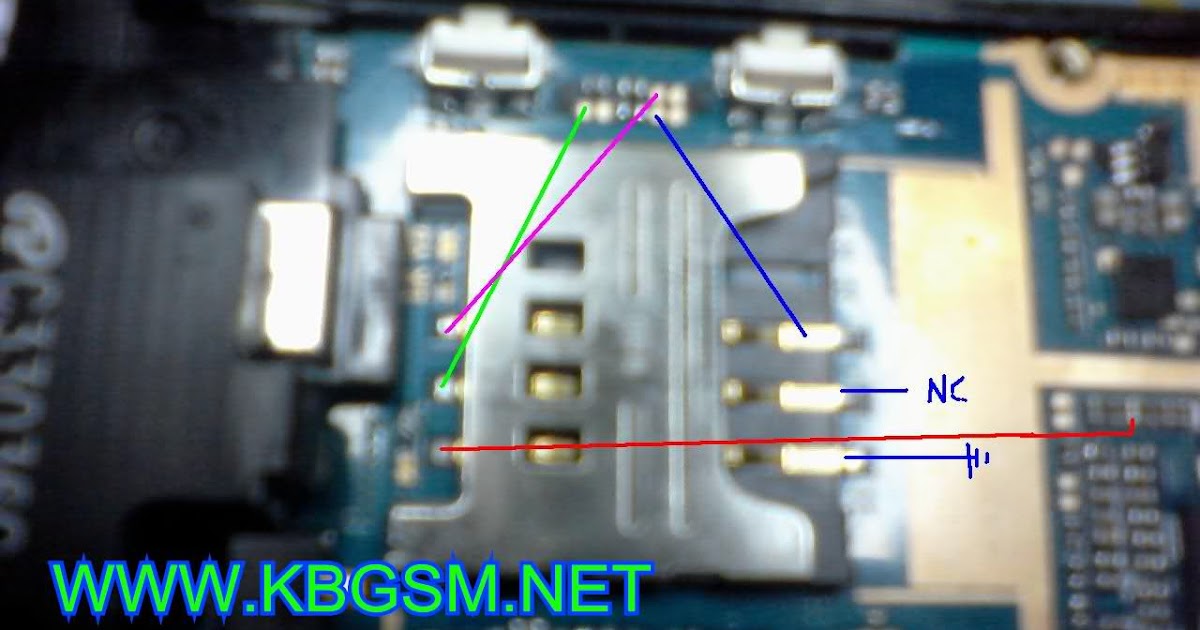 Some Tips: Samsung Champ C3303 Insert Sim Solution circuit diagram with labels 