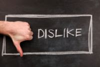 redes sociais dislike