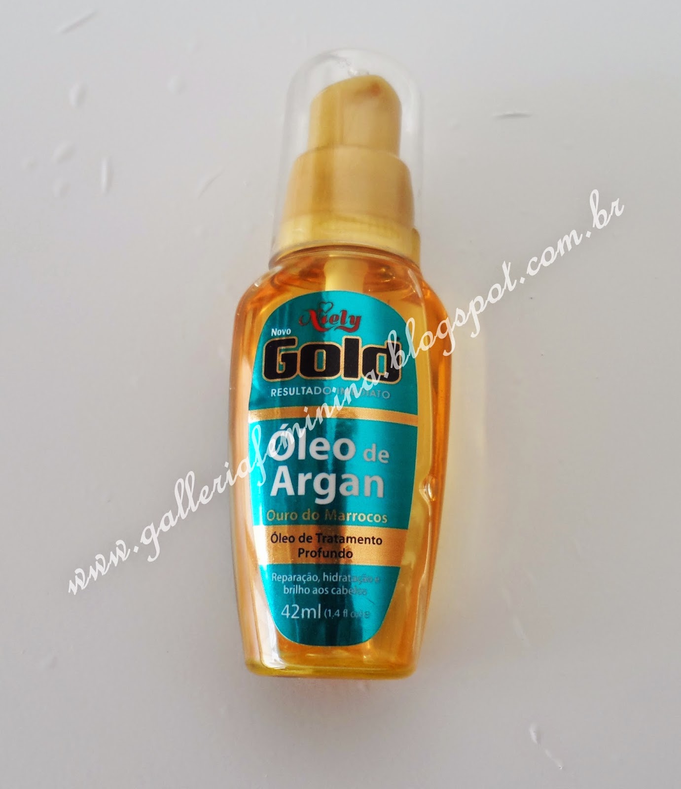 Galleria Feminina Óleo de Argan Niely Gold Tratamento Profundo e
