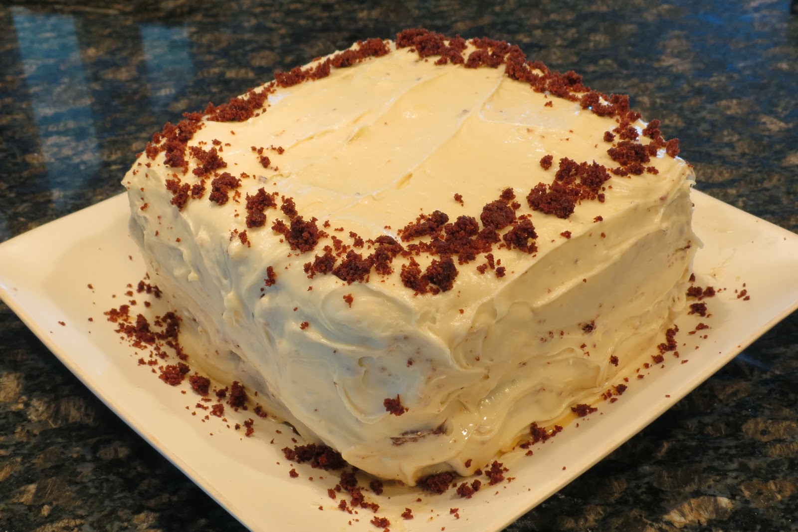 Dinner with the Welches Chocolate Stout Cake with Carmel Filling and