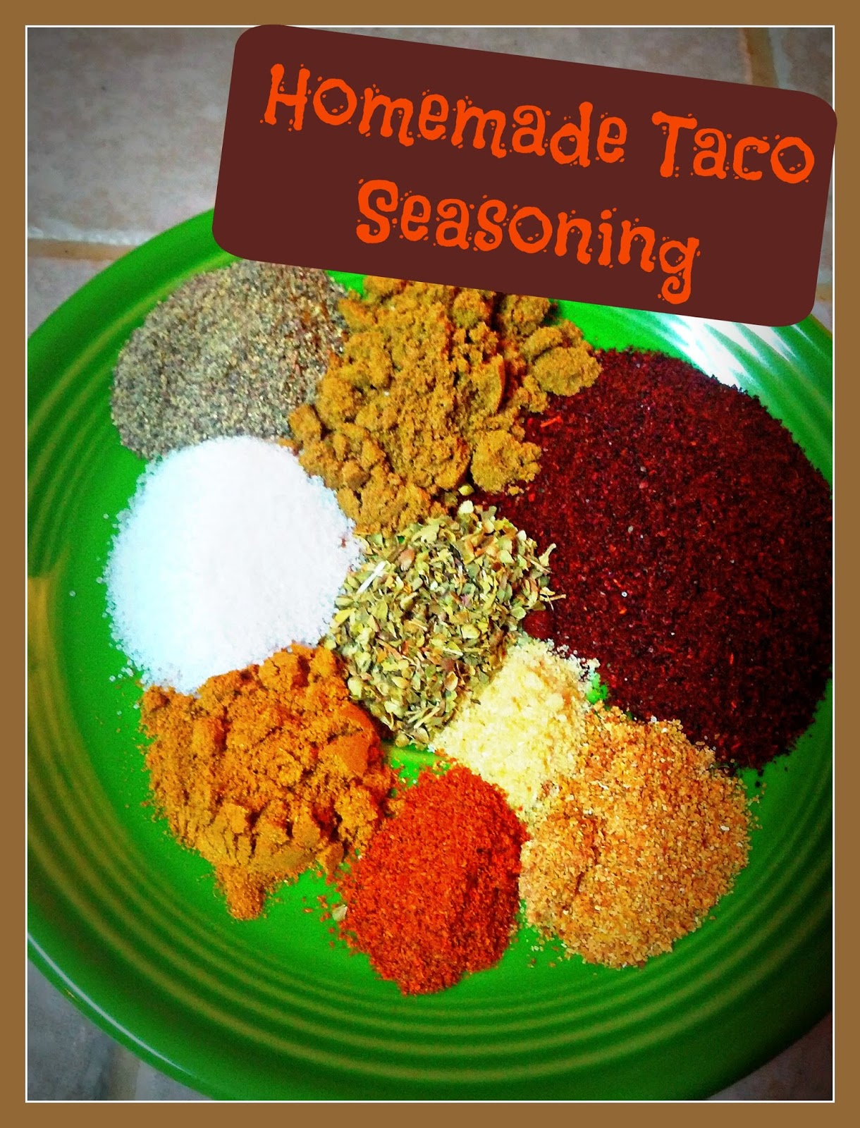 Greneaux Gardens Homemade Taco Seasoning Mix