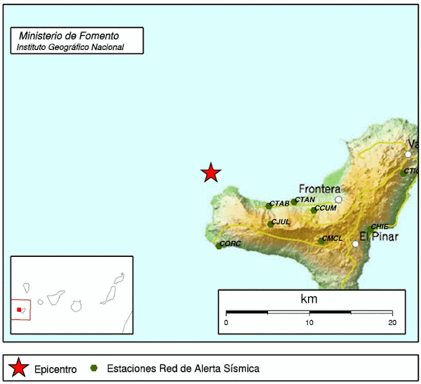 Continúan terremotos en El Hierro Continúan terremotos en El Hierro