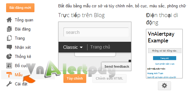 upload template blogspot