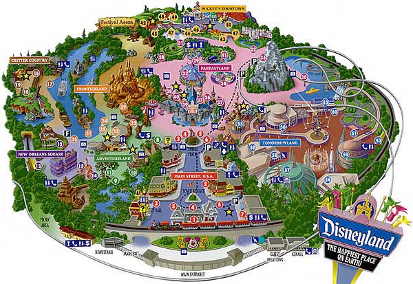 Florida Disney Map