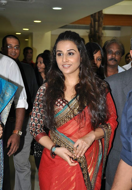 Bollywood Actress vidya Balan Saree Photos