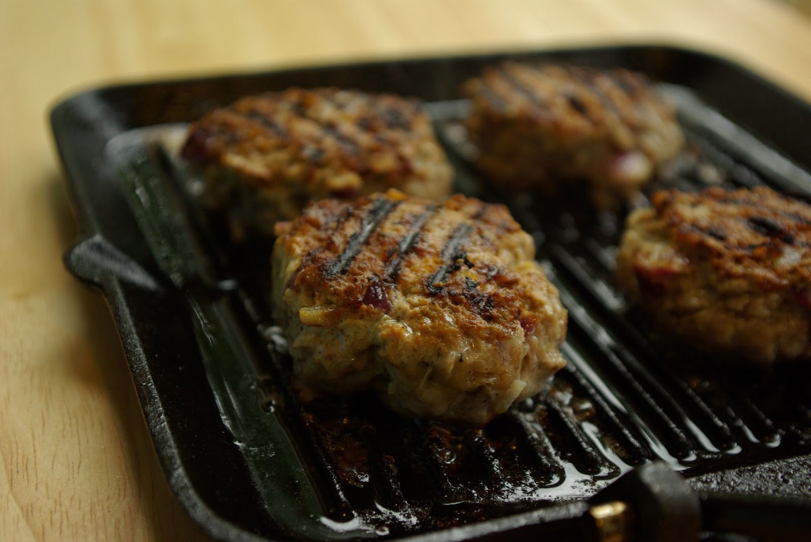 Sweet, herby little lamb burgers Mrs Rachel Brady