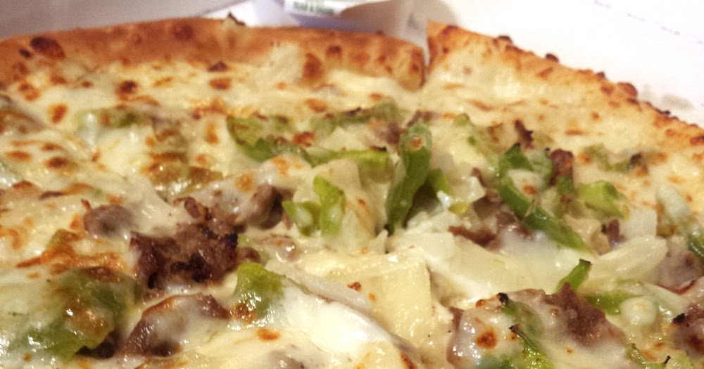 Sometimes Foodie Philly Cheesesteak Pizza Papa John's