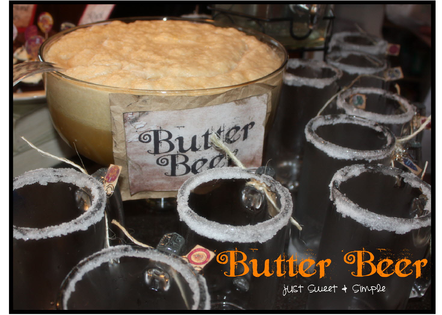 just Sweet and Simple Harry Potter Butter Beer Recipe