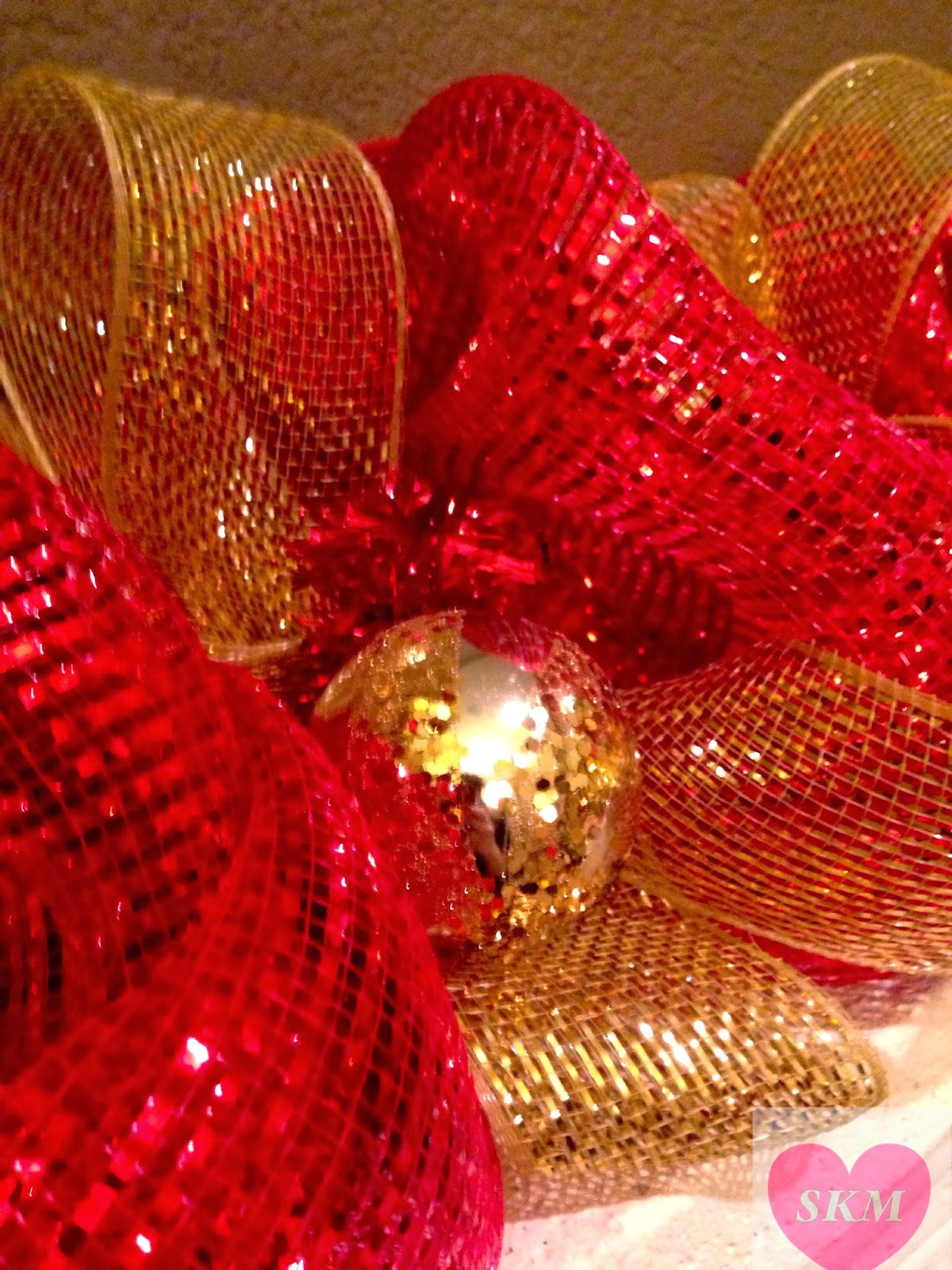 Ramble On Deco Mesh Garland How To