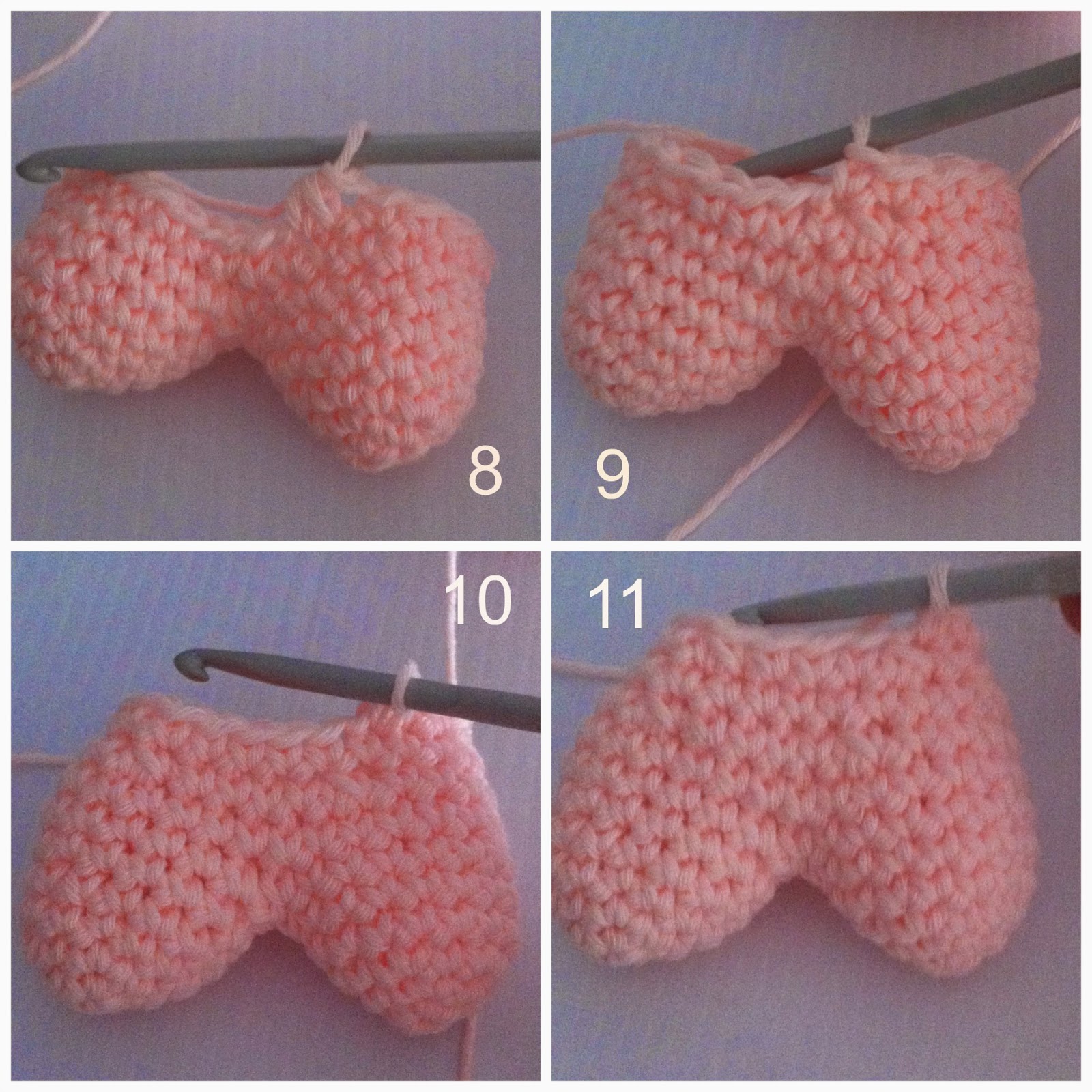 EntreHilos y algo mas: TUTORIAL CORAZON AMIGURUMI