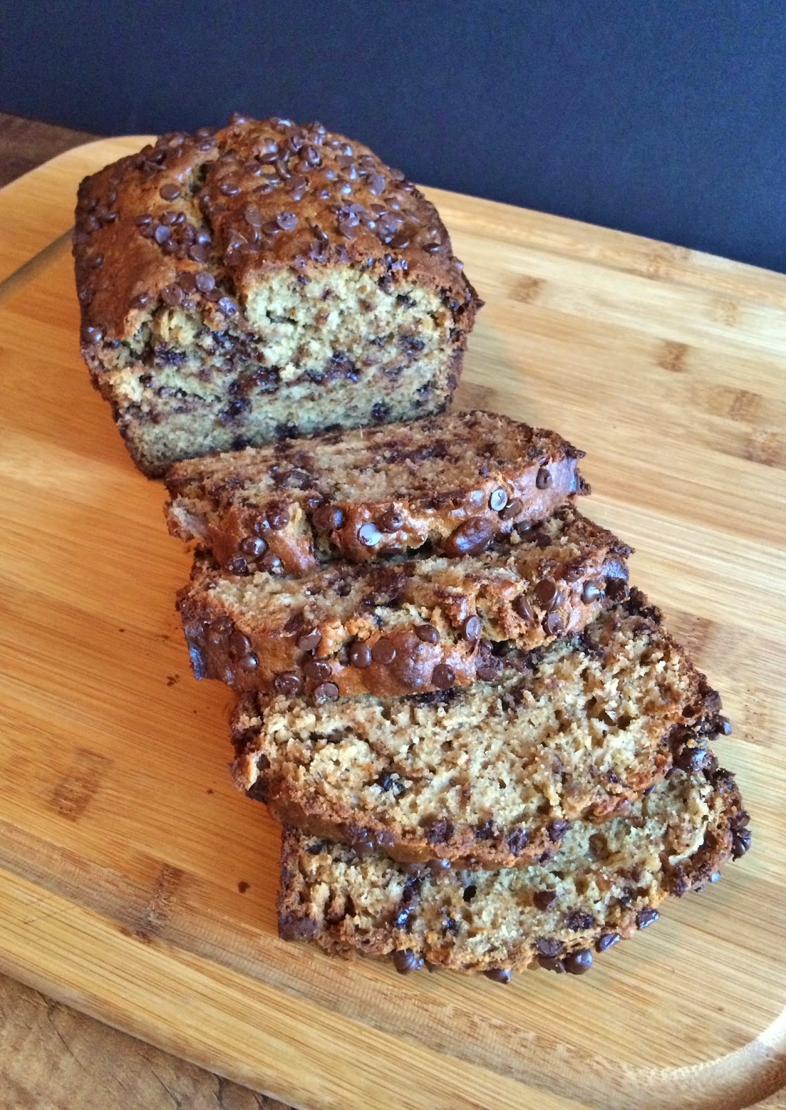My Tiny Oven Banana Peanut Butter Chocolate Chip Loaf