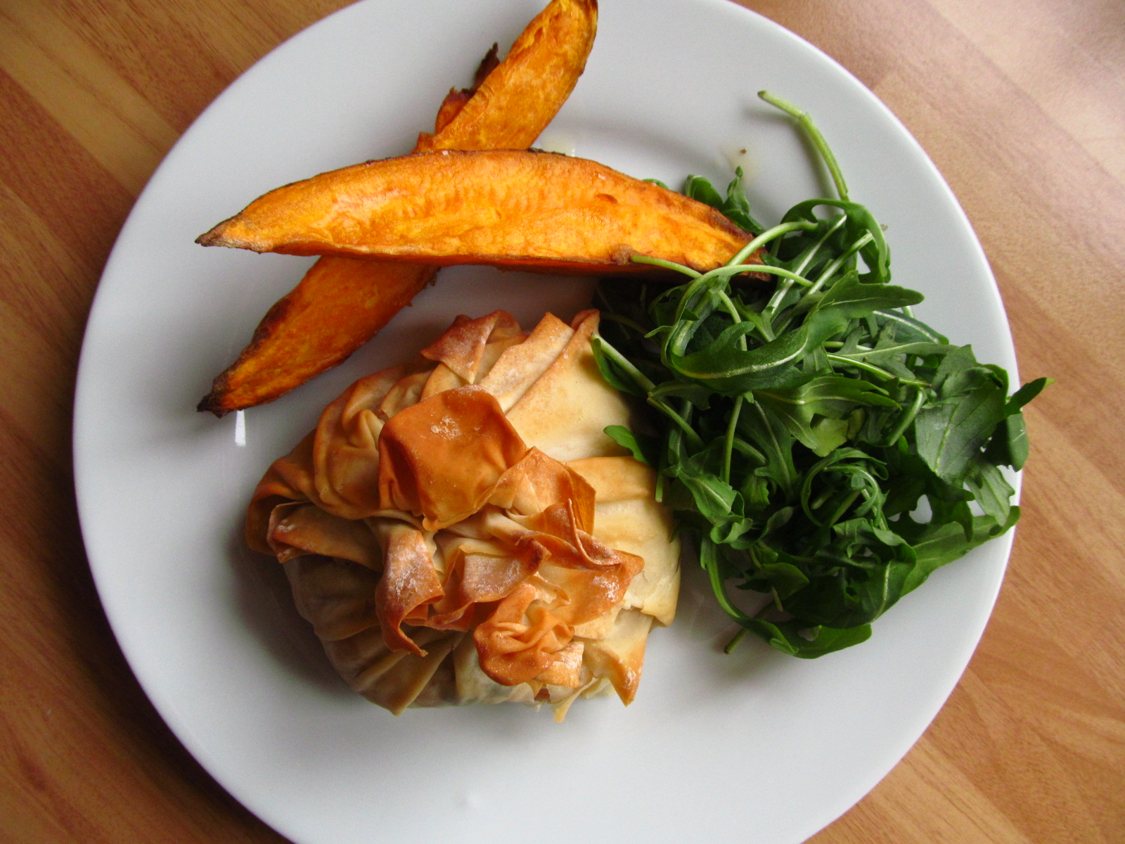 Good Food, Shared Butternut Squash & Feta Filo Parcels
