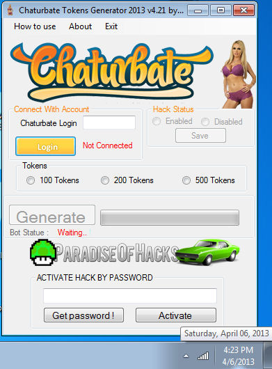 What Is The Chaturbate Token Hack Password.