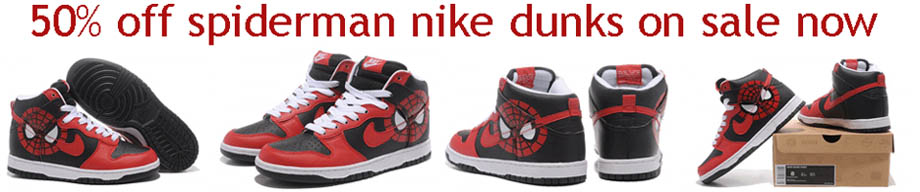 Spider man Nike Dunks