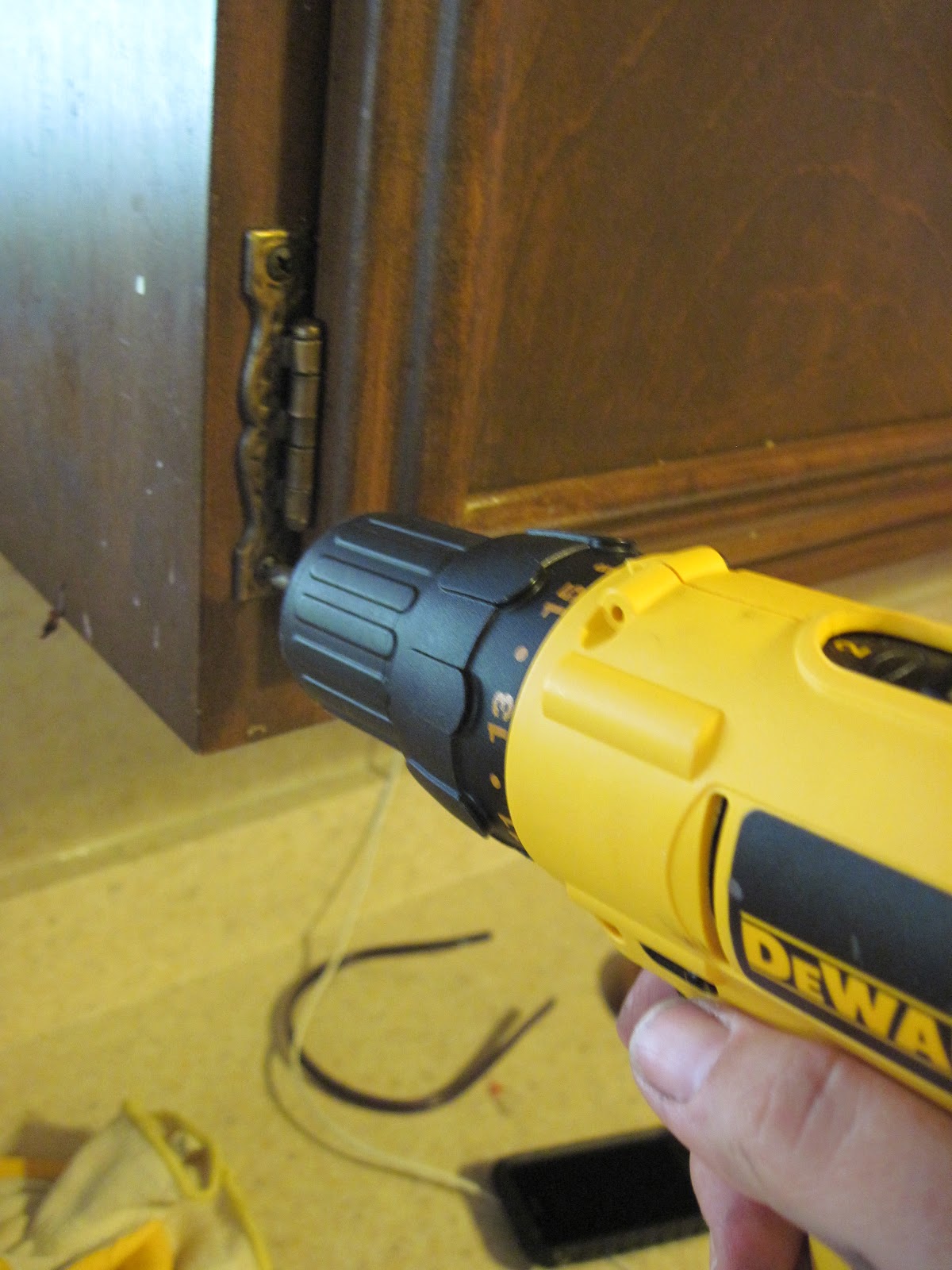 How to update old kitchen cabinets removing the doors and stripping them of all the hardware