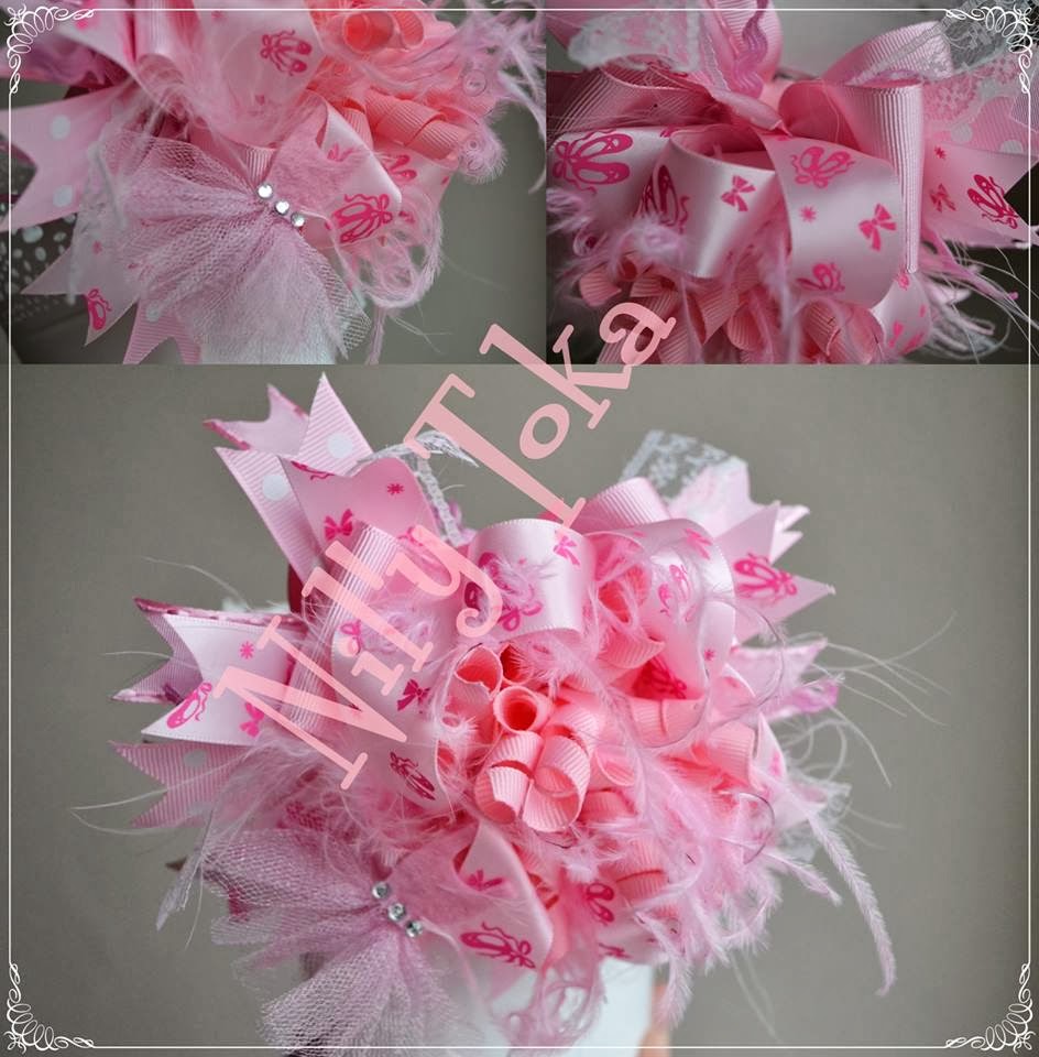 Nil�y Toka (aksesuar) Süslü Kokoş Butik Çocuk Tokası