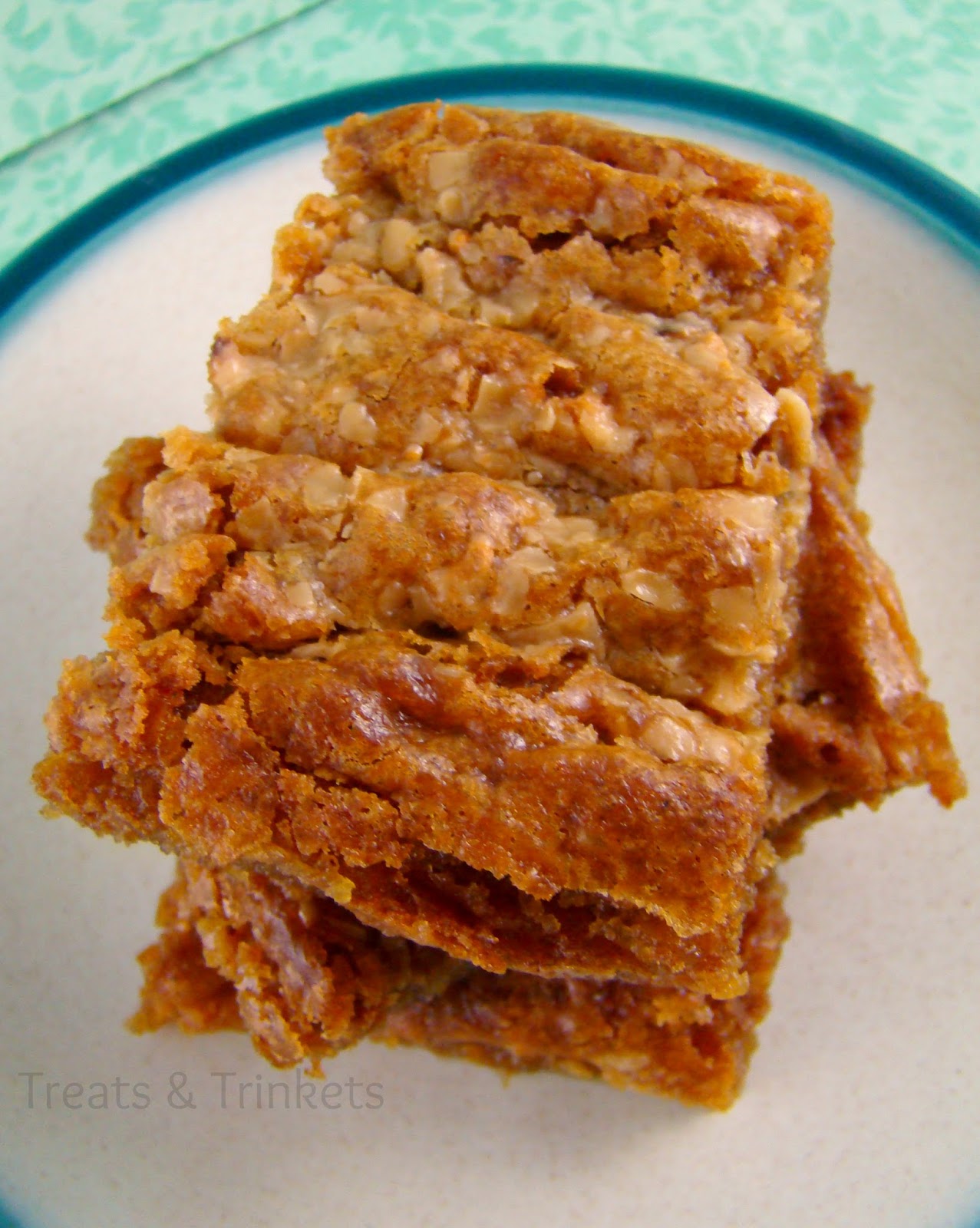 Treats & Trinkets Maple Browned Butter Blondies