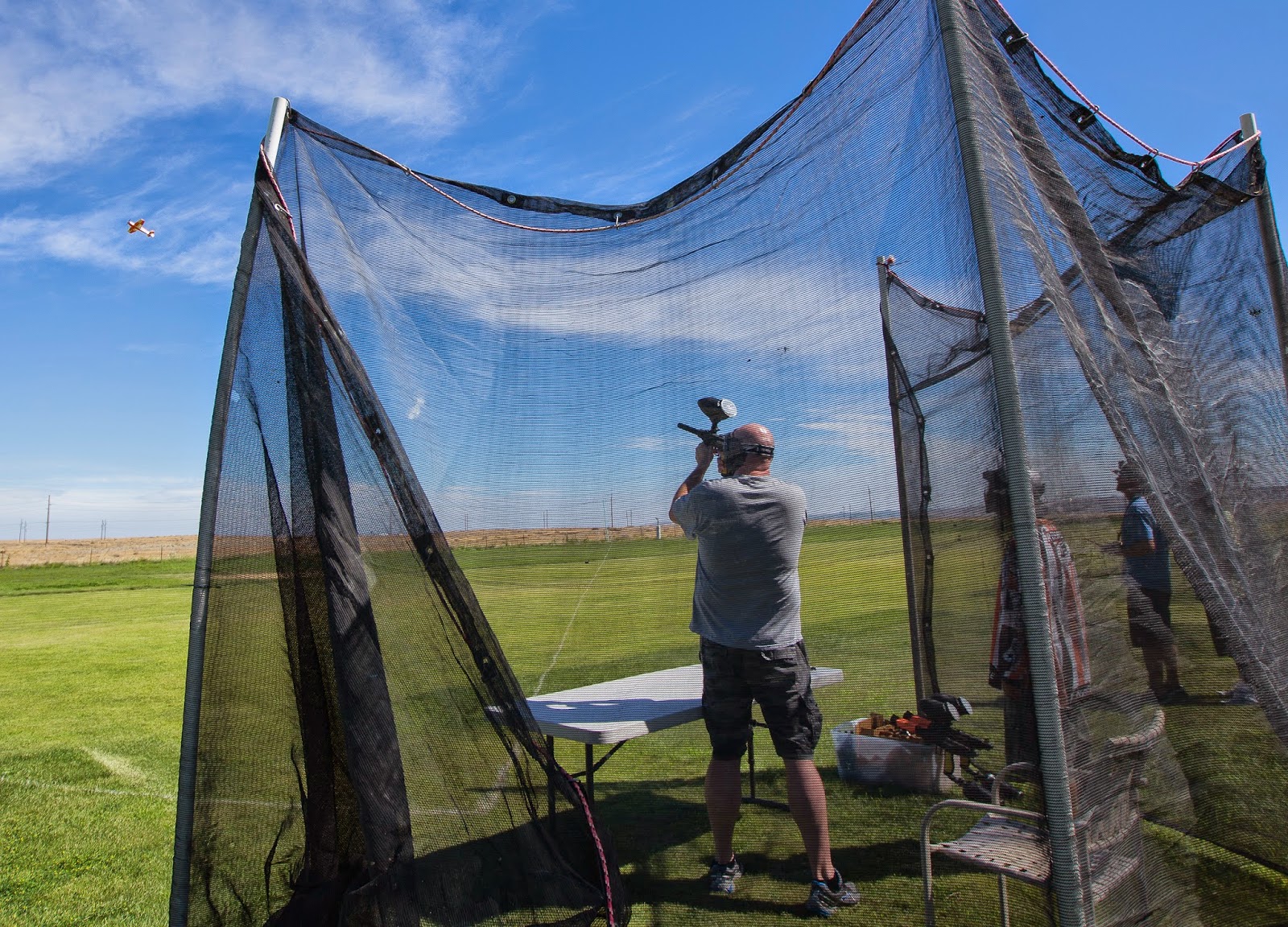 ARC of Tri Cities and Tri City Radio Control Modelers paintball shoot down.