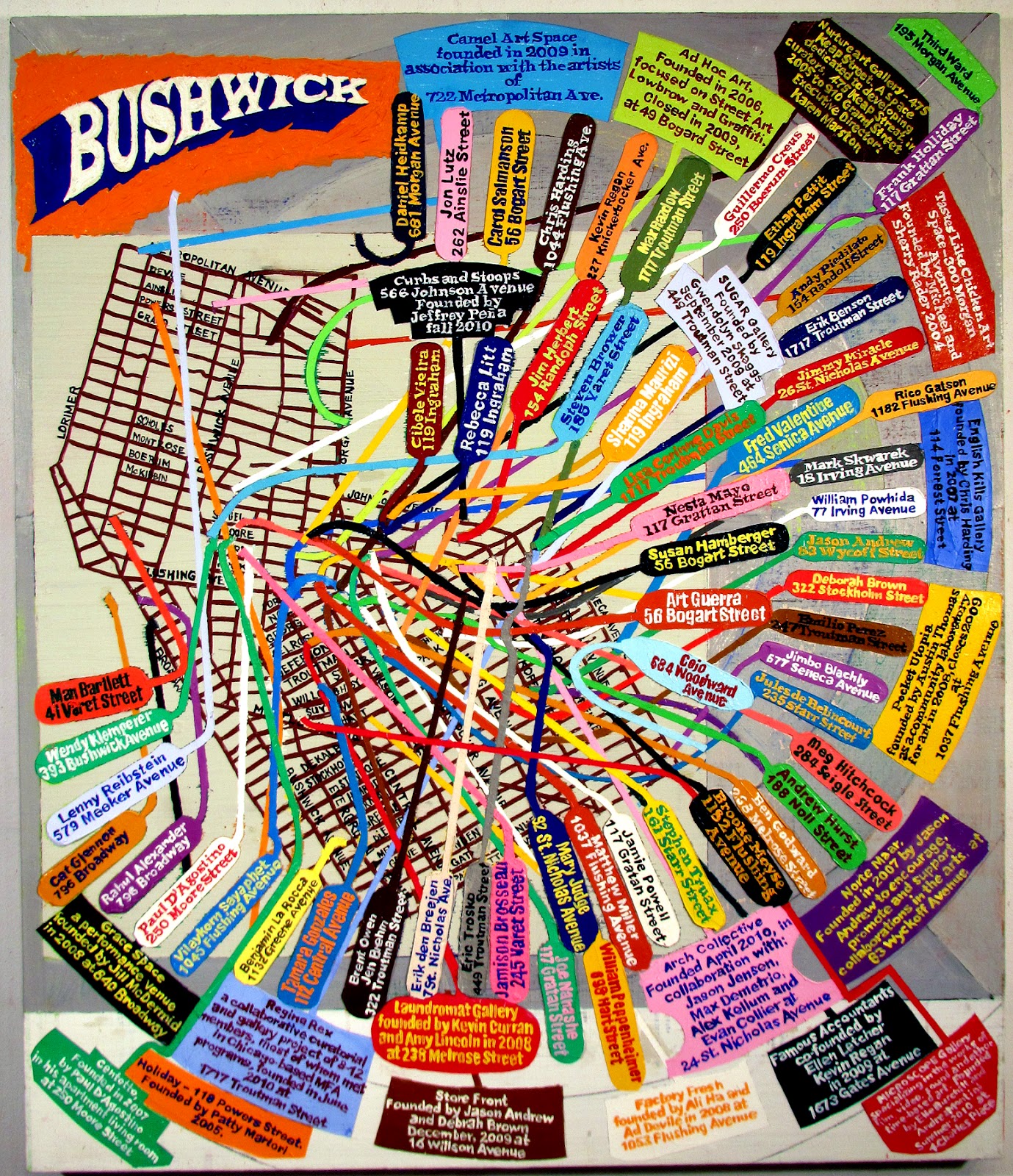 Map Of Bushwick