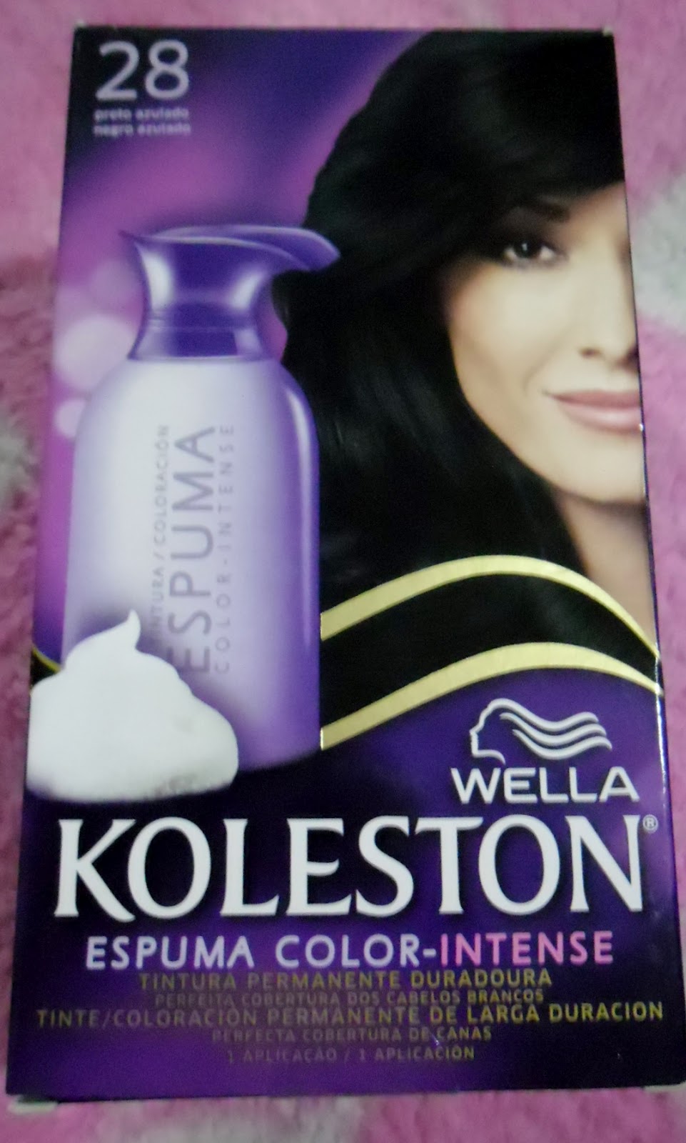 Just a Girl: Koleston Espuma Color Intense cor:28 preto azulado