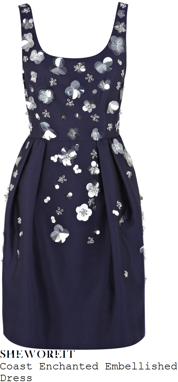 abi-alton-navy-blue-floral-sequin-embellished-sleeveless-scoop-neck-dress-x-factor abi-alton-navy-blue-floral-sequin-embellished-sleeveless-scoop-neck-dress-x-factor