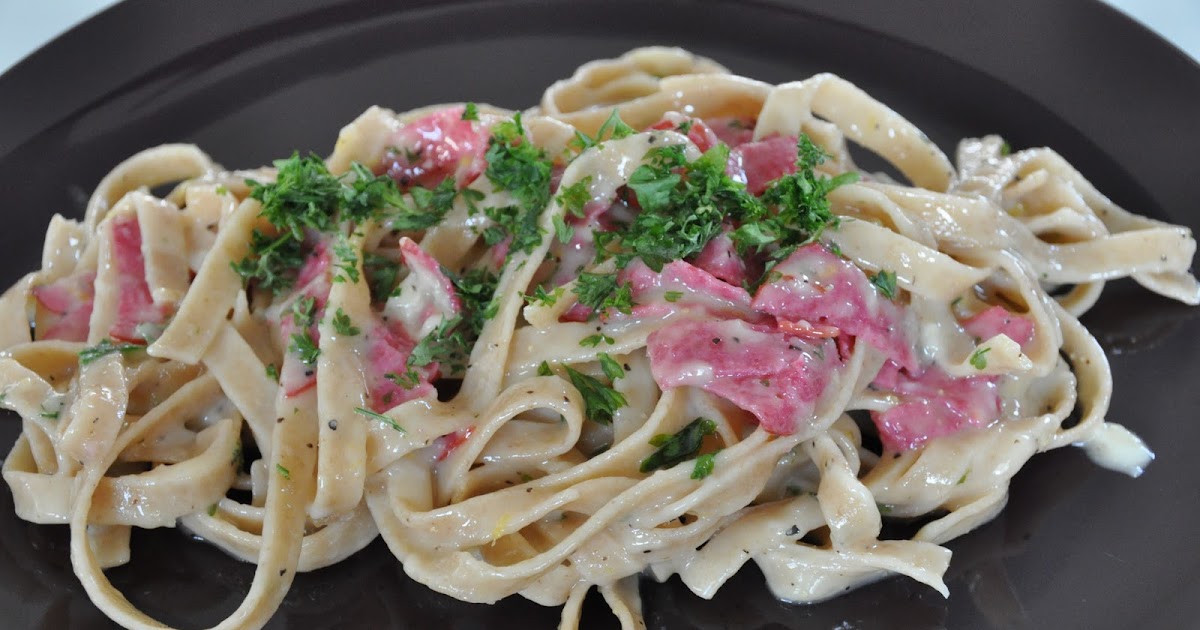 Carbonara med salami (Plura)