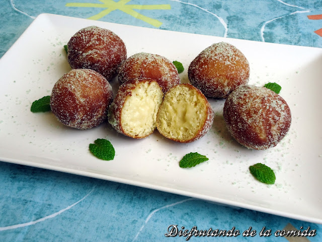 Buñuelos De Mojito Con Masa Fermentada