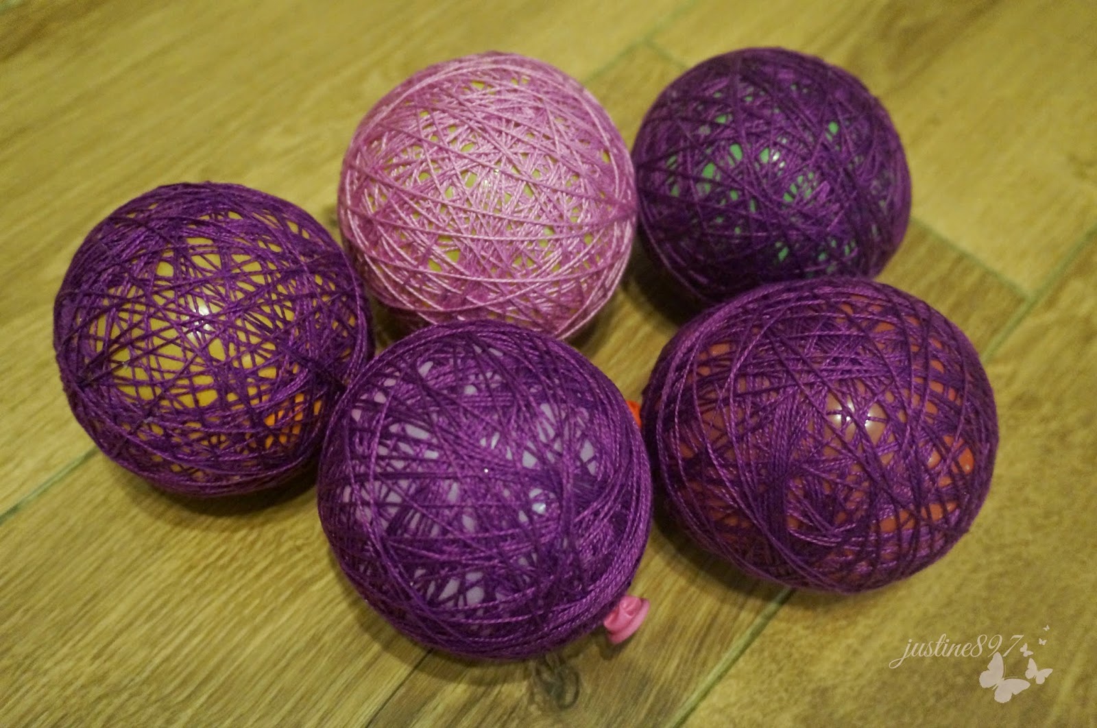 Made by justine897 DIY Cotton Ball Lights