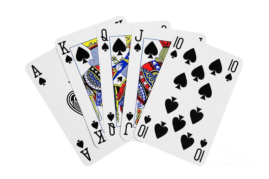 We played poker with tarot cards