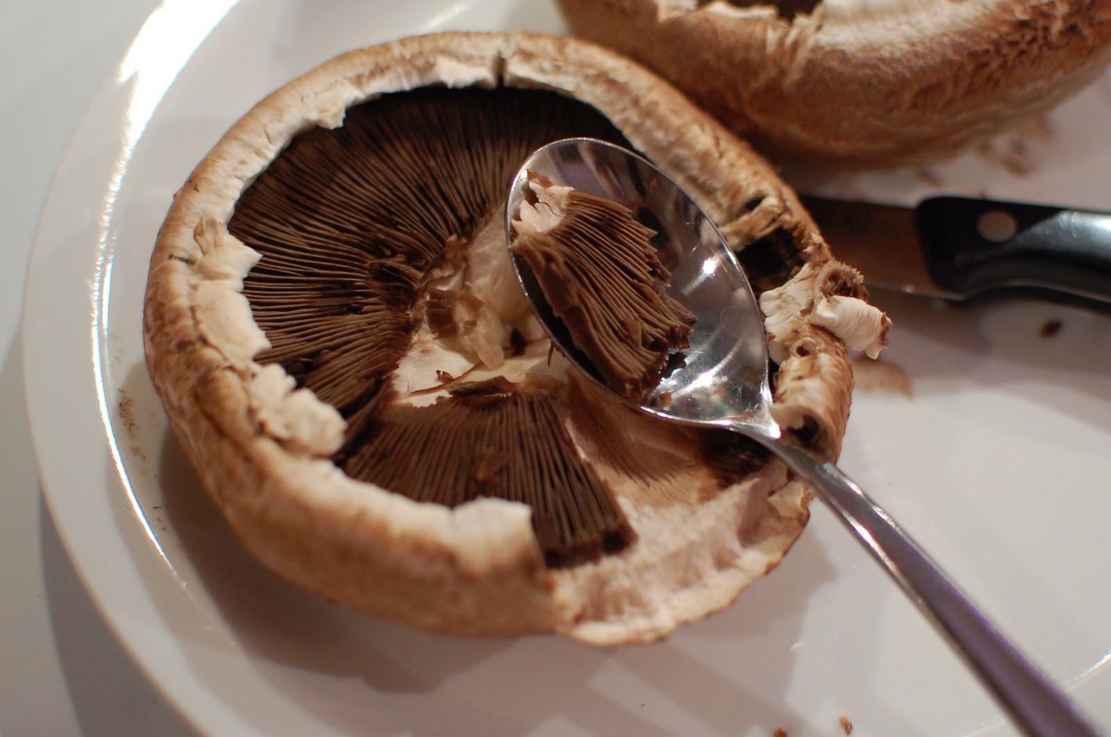 Reckless Abandon: Spinach and Feta Stuffed Portabella Mushrooms