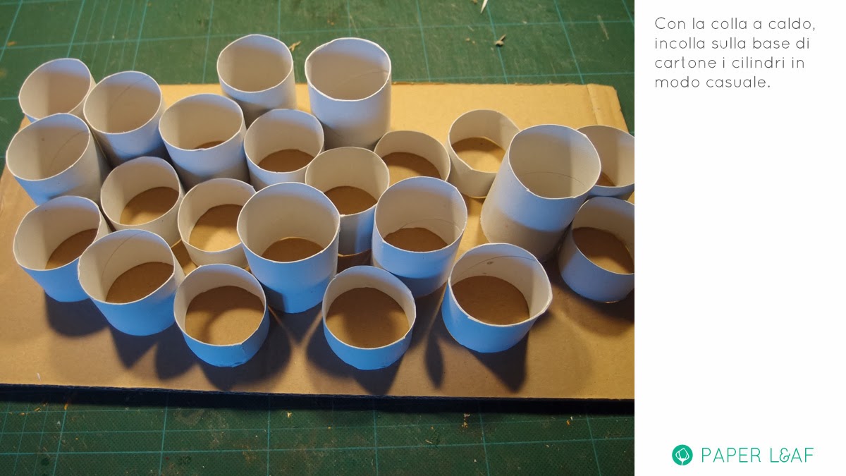 Paper Leaf DIY for cat feeding game station