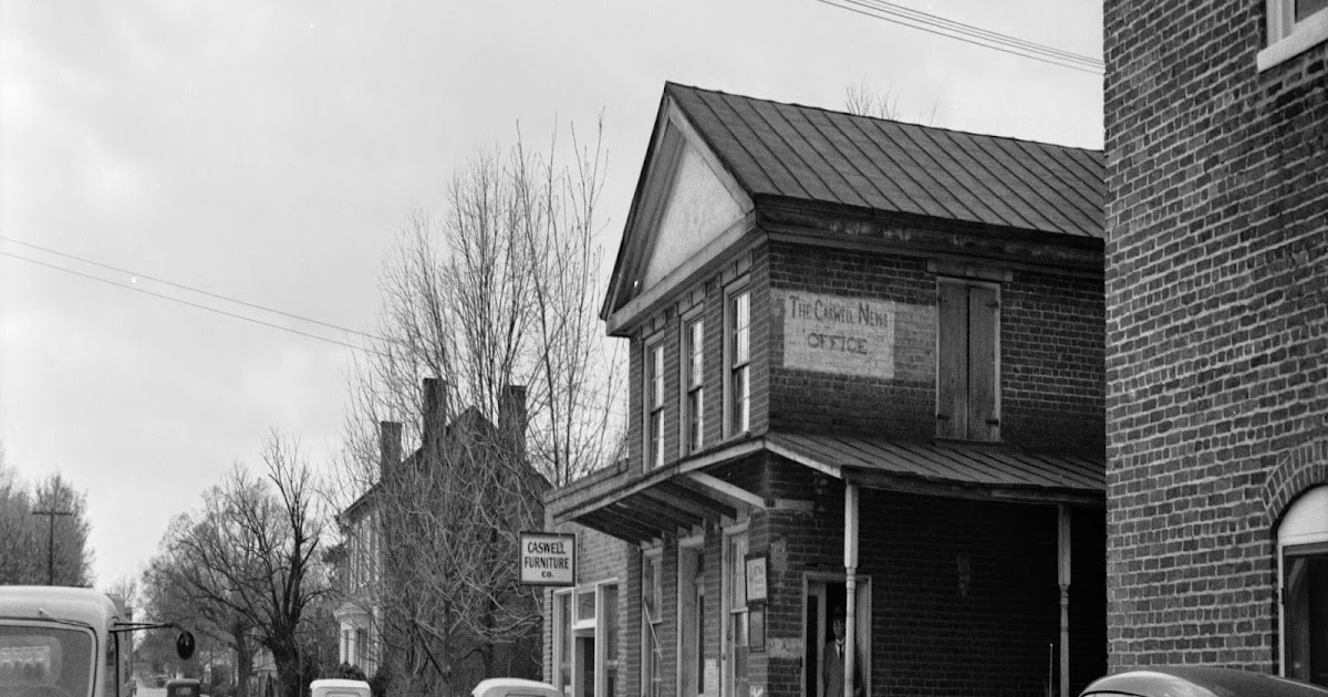 Caswell County Historical Association Yanceyville Newspaper History