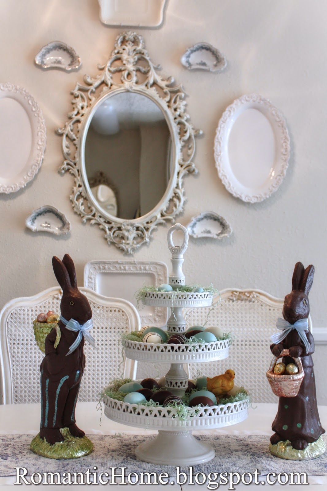 My Romantic Home Easter Decor Show and Tell Friday