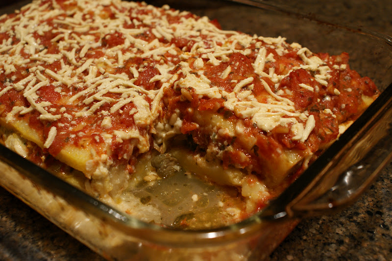 Vegan Fazool Polenta Lasagna!