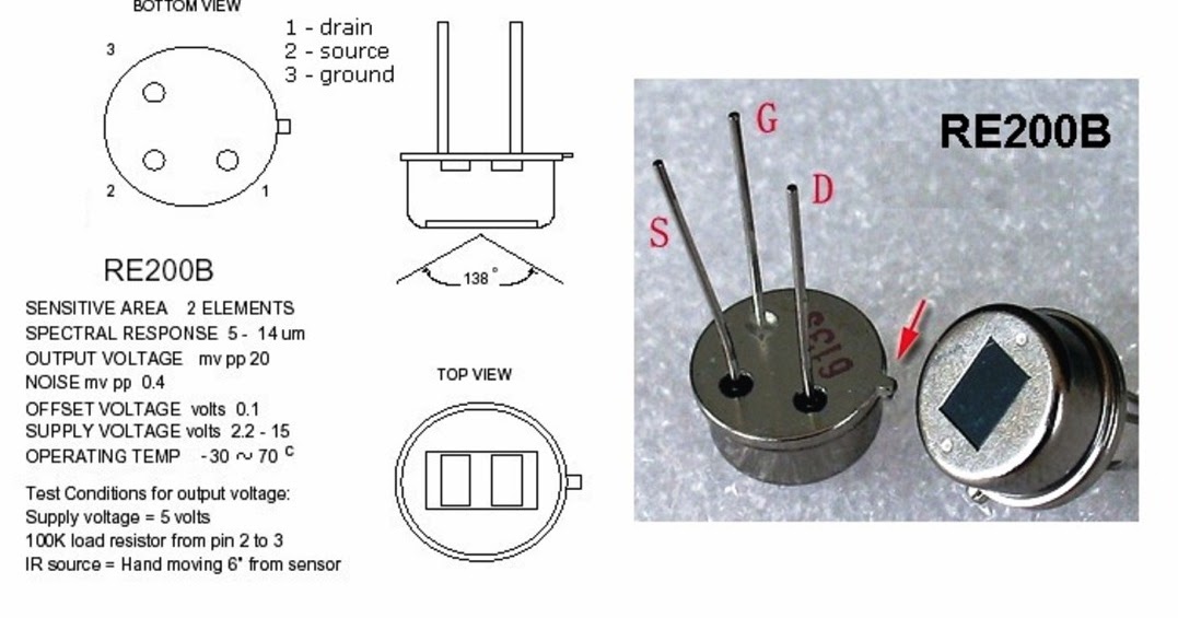 How to Understand and Connect a Passive Infra Red PIR Sensor Pinouts