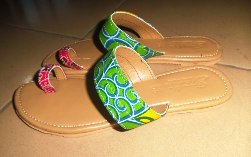 Afrik Fabric Designed Slipper Wear Afrik Fashion