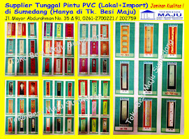 Supplier Tunggal Pintu PVC (Lokal & Import) di Sumedang