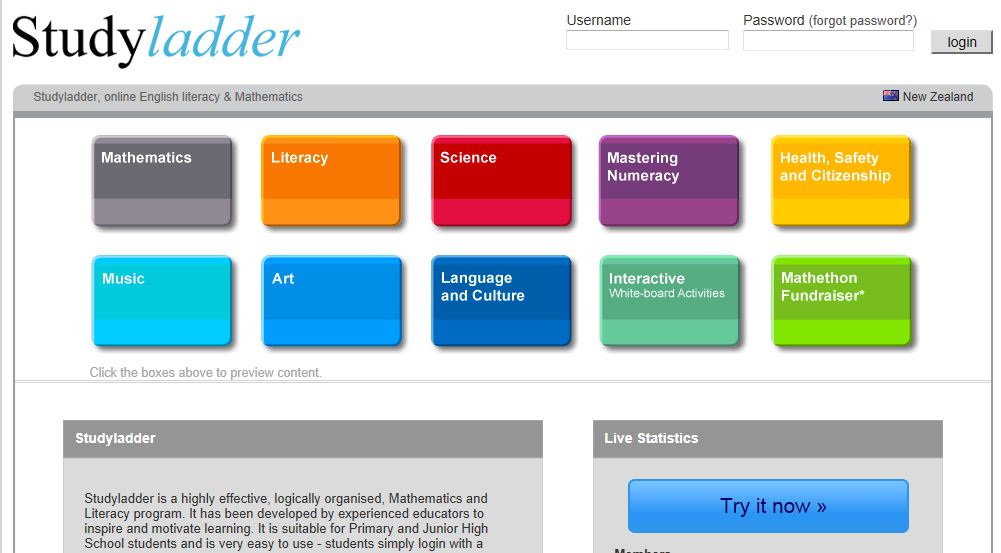Www.studyladder.com.au year 3 login image