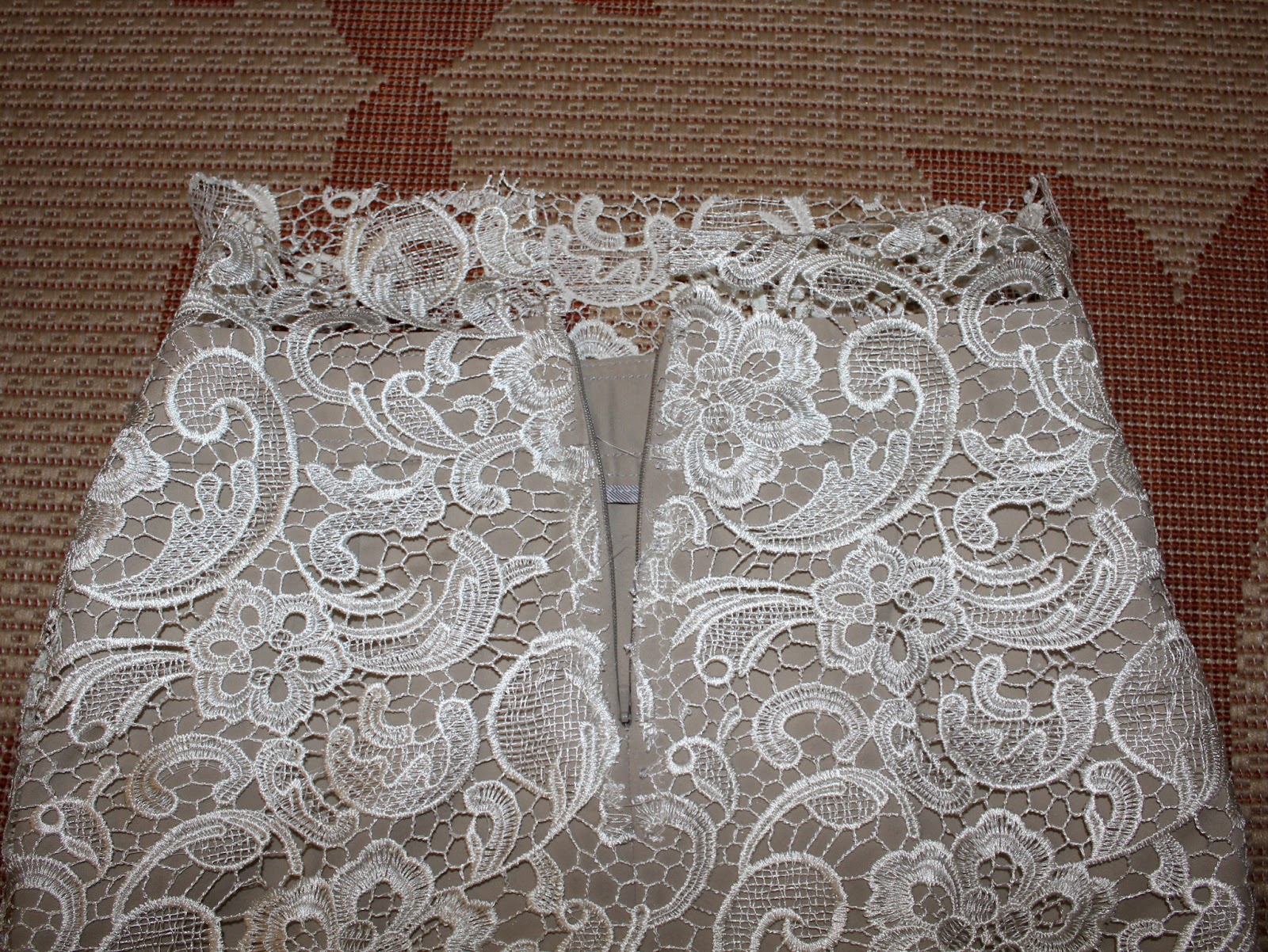 The Corporate Catwalk by Olivia diy lace skirt