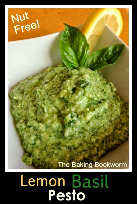 Lemon Basil Pesto The Baking Bookworm