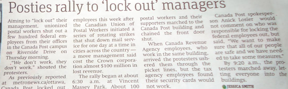 Canada+post+strike+over+july+2011