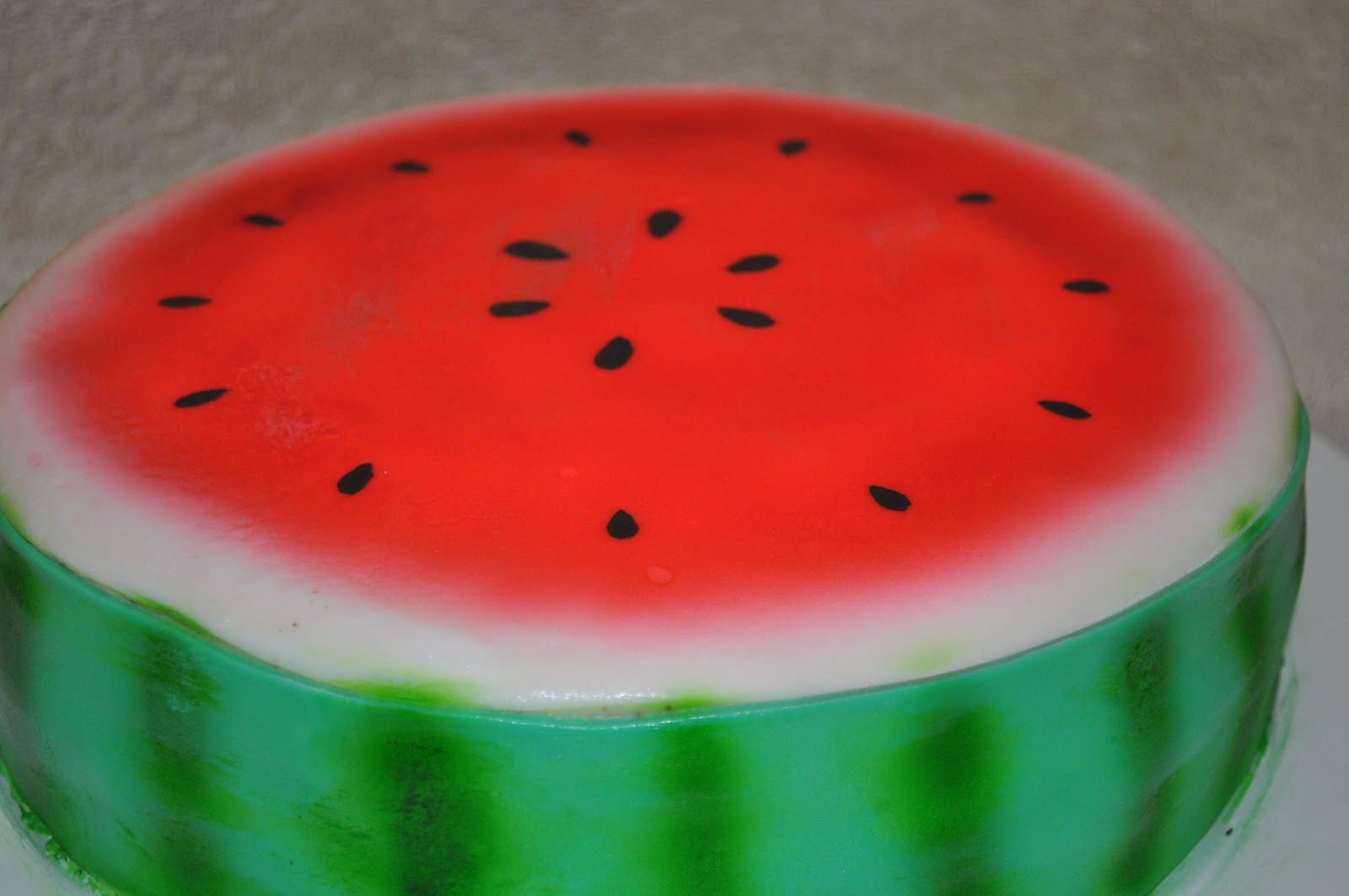 Katie's Cake Creations Watermelon cake